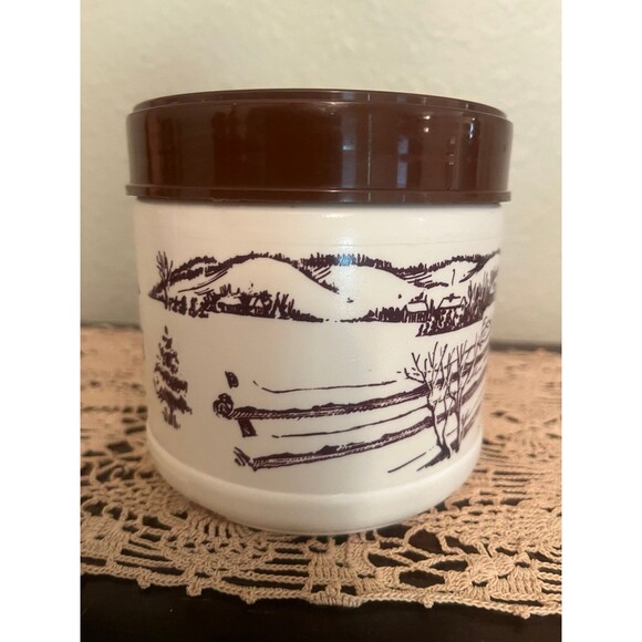 Vintage ROBB Western Theme Plastic Container - Picture 4 of 7